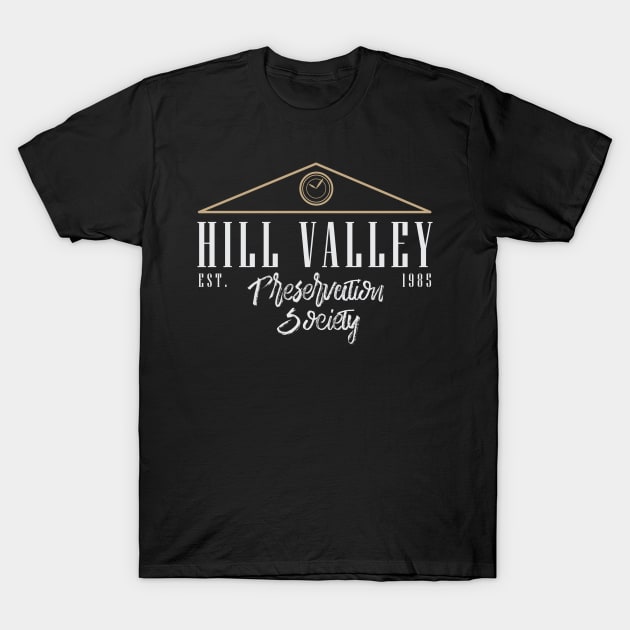 Hill Valley Preservation Society T-Shirt by nerdprince